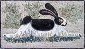 AN100 B&W rabbit mosaic
