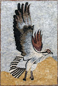 AN134 Eagle with spread wings mosaic