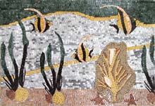 AN259 Ocean life mosaic