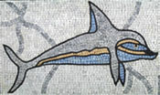 AN29 dolphin grey mosaic