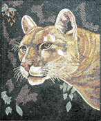 AN347 Tiger head mosaic
