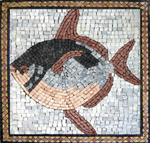 AN37 Fish mosaic