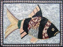 AN375 Fish mosaic