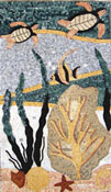 AN79 Sea turtles landscape mosaic