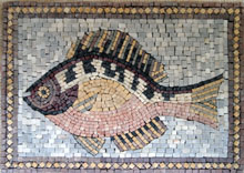 AN89 Beautiful fish mosaic
