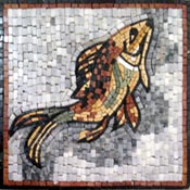 AN445 Fish mosaic