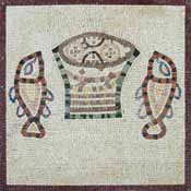 AN494 Fish illustration mosaic