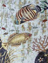 AN523 Ocean life mosaic