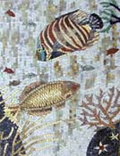AN523 Ocean life mosaic
