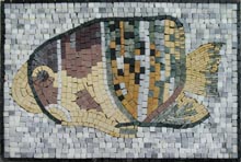 AN574 Fish marble mosaic