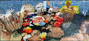 AN575 Beautiful colorful ocean life mosaic