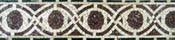 BD11 Brown and white eye design mosaic
