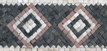 BD133 Losanges mosaic border