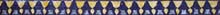 BD199 Navy blue shapes on yellow cream border mosaic