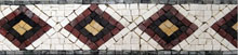 BD27 Losanges deisgn mosaic border