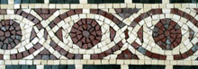 BD56 Brick & white eye design mosaic