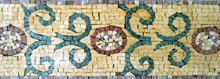 BD80 Colorful stone art mosaic