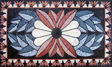 CR111 Colorful floral art design mosaic