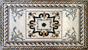 CR122 Artistic multi design mosaic carpet