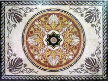 CR22 Decorative floral design mosaic