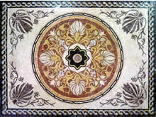 CR22 Decorative floral design mosaic