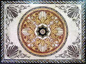 CR22 Decorative floral design mosaic