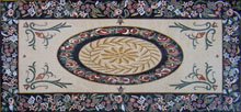 CR277 Artistic floral design mosaic