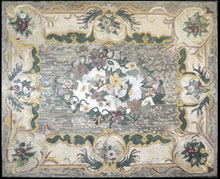 CR43 Faded pastel flower assortment mosaic