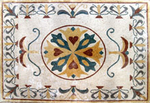 CR45 Beautiful floral design carpet mosaic