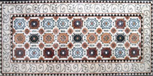 CR52 Oriental style floral mosaic carpet