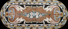 CR57 Artistic floral marble mosaic
