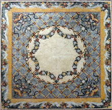 CR59 Colorful floral design mosaic