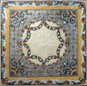 CR59 Colorful floral design mosaic