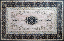 CR76 Elegant light pattern with dark border mosaic