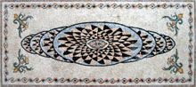 CR81 Optical illusion flowers mosaic