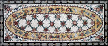 CR99 Floral marble mosaic carpet