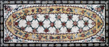 CR99 Floral marble mosaic carpet