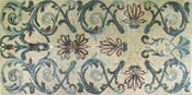 CR335 Elegant floral design mosaic