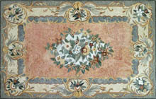 CR419 Beautiful pastel flower assortment mosaic