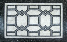 CR460 B&W geomteric shapes mosaic
