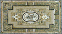 CR501 Artistic floral marble mosaic