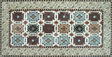 CR558 Oriental style floral mosaic carpet