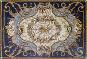 CR686 Elegant floral design mosaic