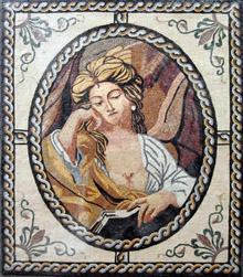 FG20 Dreamer Woman Mosaic Art Mosaic
