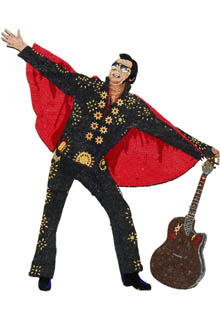 FG382 Elvis Presley mosaic reproduction