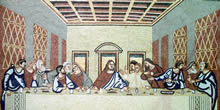 FG63 The last supper Mosaic