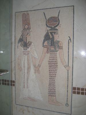Egyptian Bathroom Mosaic Ambience