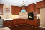 Wood Kitchen Mosaic Fish Accent