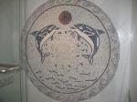 Dolphin Fun Mosaic Medallion